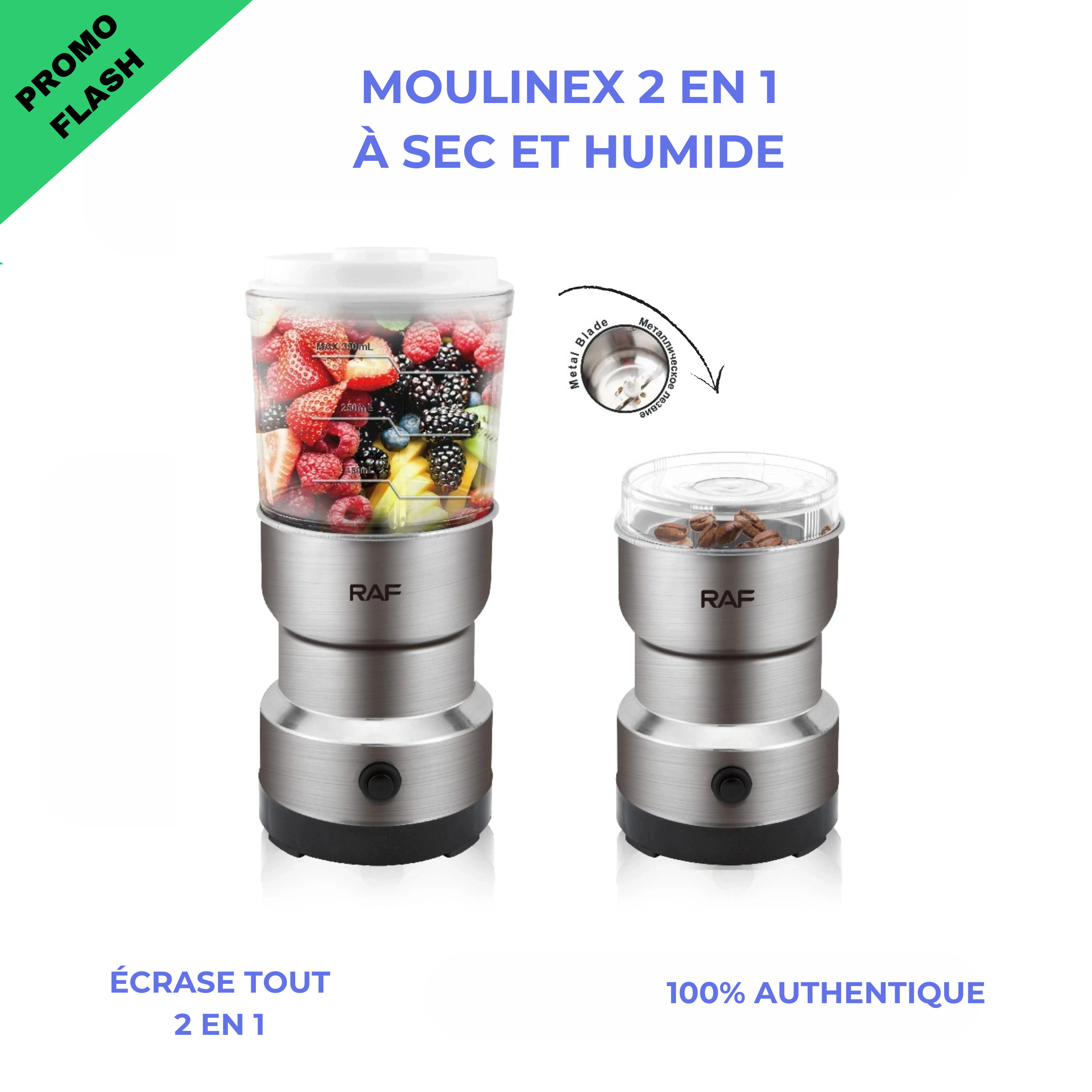 Moulinex et presse jus 2 en 1 MALI