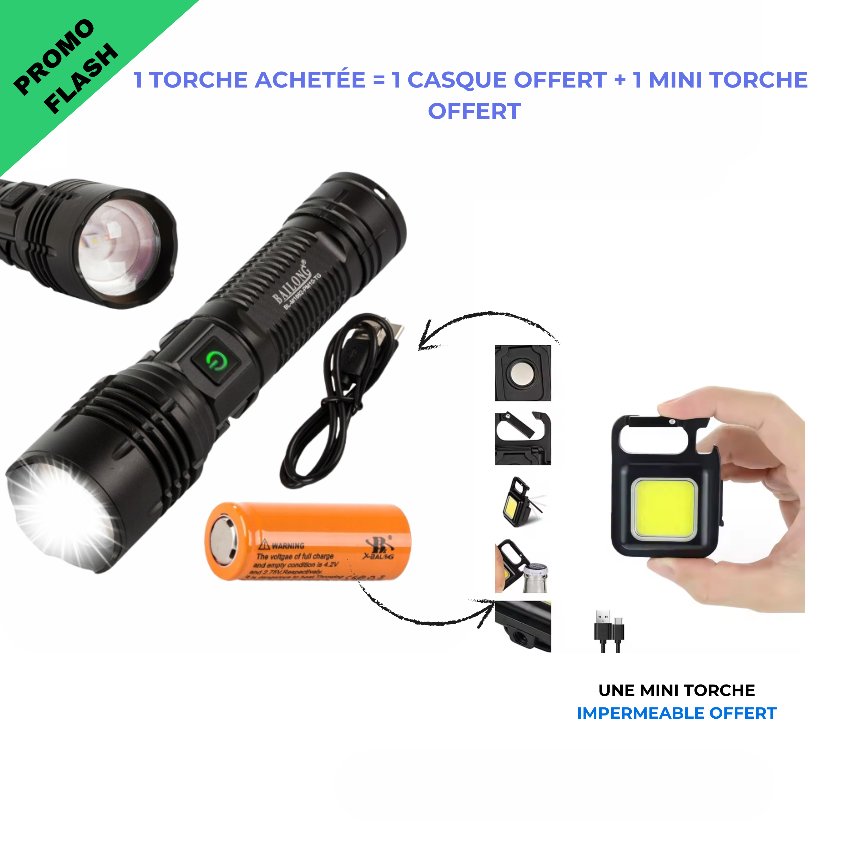 Torche + mini torche MAL