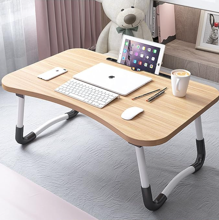 table pliable + support ordinateur