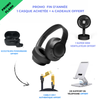 Casque bluetooph GAB + ecouteur powerbank + Mini ventilo